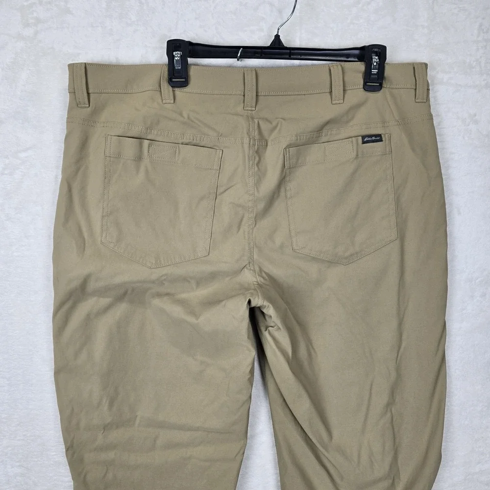 Eddie‎ Baur Mens Fleece Lined Tech Pant Size 40 × 32 Beige Winter Outdoor Hiking